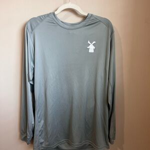 Dutch Bros Gray Long Sleeve Shirt UPF 50+